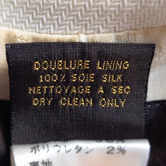 Louis Vuitton Women’s Designer Jacket Vintage Luxury Old Money Neutral US Size 2 - Picture 13 of 14